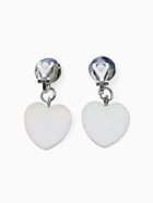 Серьги-клипсы детские «Выбражулька» сердце с кругом кристалл, цветные - Фото 4