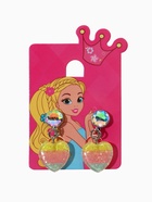 Серьги-клипсы детские «Выбражулька» сердце с кругом кристалл, цветные - Фото 6