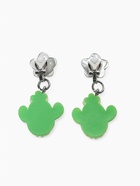 Серьги-клипсы детские «Выбражулька» кактус с звездой кристалл, зелёные - Фото 4