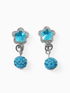 Серьги-клипсы детские «Выбражулька. Шамбала и звездой кристалл», голубые - Фото 2