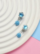 Серьги-клипсы детские «Выбражулька. Шамбала и звездой кристалл», голубые - Фото 3