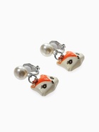 Серьги-клипсы детские «Выбражулька» лиса с жемчужиной, цветные - Фото 4