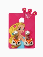 Серьги-клипсы детские «Выбражулька» лиса с жемчужиной, цветные - Фото 7