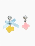 Серьги-клипсы детские «Выбражулька» пчела с бантом, цветок с кругом кристалл, цветные - Фото 2