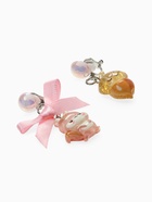 Серьги-клипсы детские «Выбражулька» белочка с бантом, жёлудь с жемчужиной, цветные - Фото 4