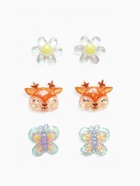 Серьги-клипсы детские на магните Выбражулька «Ассорти», 3 пары - Фото 2