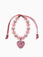 Браслет детский «Выбражулька» на затяжке, сердце с бусинами, розовый - Фото 6