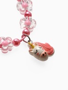 Браслет детский «Выбражулька» на затяжке, единорог с бусинами цветы, цветной - Фото 4