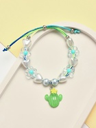 Браслет детский на затяжке «Выбражулька. Кактус с бусинами цветы», цветной - Фото 2