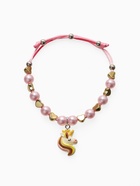 Браслет детский «Выбражулька» на затяжке, единорог с бусинами, цветной - Фото 1