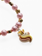 Браслет детский «Выбражулька» на затяжке, единорог с бусинами, цветной - Фото 4