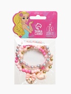 Браслет детский «Выбражулька. Лебедь, бант и Кот», набор 3 шт. d=6 см, цветной - Фото 5