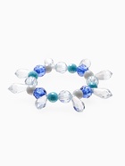 Набор детских украшений Выбражулька «Снежинка», 2 предмета: кулон, браслет, бело-голубой - Фото 6