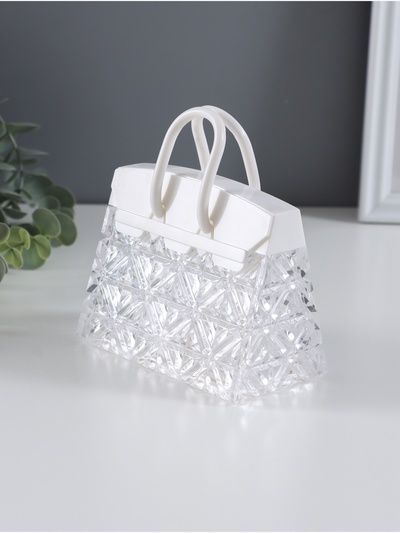 Фигурка световая RISALUX «Дамская сумочка», LED-ночник, 3×AG13, 11.5×6.5×13 см