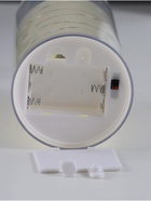 Светодиодная свеча, ночник LED RISALUX «Романтик», 3×ААА, 7.5×7.5×15 см - Фото 5