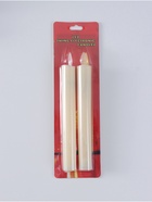 Набор светодиодных свечей, ночники LED RISALUX «Романтика», 2 шт. 3×ААА, 2.2×2.2×22 см - Фото 6