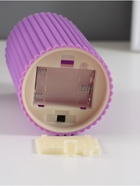 Светодиодная свеча, ночник LED RISALUX «Уют», 3×ААА, сиреневый, 7.5×7.5×12.5 см - Фото 4