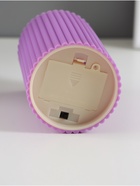 Светодиодная свеча, ночник LED RISALUX «Уют», 3×ААА, сиреневый, 7.5×7.5×12.5 см - Фото 5