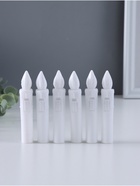 Светодиодная свеча, ночник LED RISALUX «Мини», 3×AG13, белый, 1.5×1.5×9 см - Фото 2
