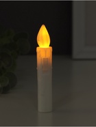 Светодиодная свеча, ночник LED RISALUX «Мини», 3×AG13, белый, 1.5×1.5×9 см - Фото 4