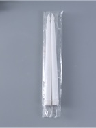 Набор светодиодных свечей, ночники LED RISALUX «Нежность», 2 шт., 2×ААА, белый, 2×2×27.5 см - Фото 5