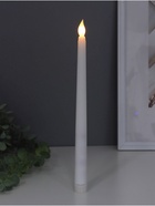 Набор светодиодных свечей, ночники LED RISALUX «Нежность», 2 шт., 2×ААА, белый, 2×2×27.5 см - Фото 5