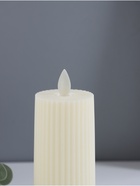 Светодиодная свеча, ночник LED RISALUX «Уют», 3×AG13, белый, 5×5×11 см - Фото 3