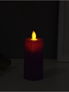 Светодиодная свеча, ночник LED RISALUX «Уют», 3×AG13, сиреневый, 5×5×11 см - Фото 7