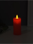 Светодиодная свеча, ночник LED RISALUX «Свидание», 3×AG13, оранжевый, 5×5×11 см - Фото 2