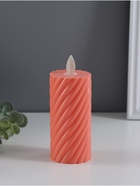 Светодиодная свеча, ночник LED RISALUX «Свидание», 3×AG13, оранжевый, 5×5×11 см - Фото 2