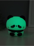 Фигурка светящаяся RISALUX «Панда», 2 Вт, LED-ночник антистресс, RGB, USB, 10×10.5×10.5 см - Фото 4