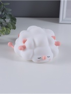 Фигурка светящаяся RISALUX «Барашек», 2 Вт, LED-ночник антистресс, RGB, USB, 13.8×16.5×8 см - Фото 1