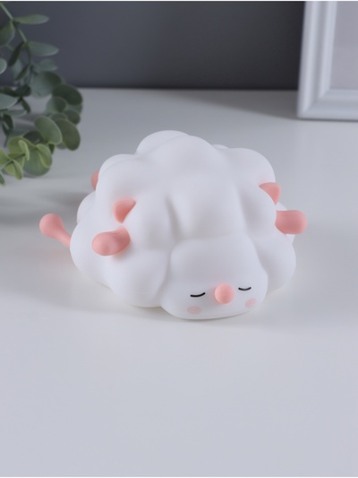 Фигурка светящаяся RISALUX «Барашек», 2 Вт, LED-ночник антистресс, RGB, USB, 13.8×16.5×8 см