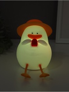 Фигурка светящаяся RISALUX «Утка в отпуске», 2 Вт, LED-ночник антистресс, RGB, USB, 10×8.5×14.5 см - Фото 8