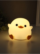 Фигурка светящаяся RISALUX «Утенок», 2 Вт, LED-ночник антистресс, RGB, USB, 10×12×9.5 см - Фото 2
