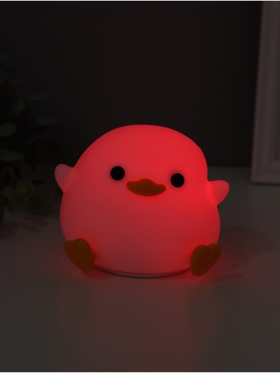 Фигурка световая RISALUX «Утенок», 2 Вт, LED-ночник антистресс, USB, 10×12×9.5 см
