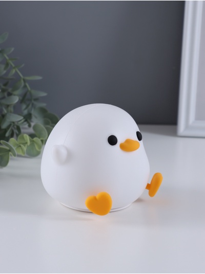 Фигурка световая RISALUX «Утенок», 2 Вт, LED-ночник антистресс, USB, 10×12×9.5 см