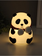 Фигурка светящаяся RISALUX «Панда в шарфе», 2 Вт, LED-ночник антистресс, RGB, USB, 10.5×10×13.5 см - Фото 2