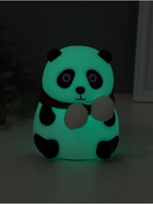 Фигурка светящаяся RISALUX «Панда в шарфе», 2 Вт, LED-ночник антистресс, RGB, USB, 10.5×10×13.5 см - Фото 4
