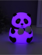 Фигурка светящаяся RISALUX «Панда в шарфе», 2 Вт, LED-ночник антистресс, RGB, USB, 10.5×10×13.5 см - Фото 5