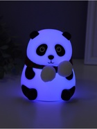 Фигурка светящаяся RISALUX «Панда в шарфе», 2 Вт, LED-ночник антистресс, RGB, USB, 10.5×10×13.5 см - Фото 6