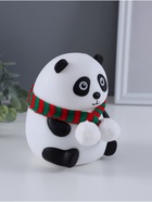 Фигурка светящаяся RISALUX «Панда в шарфе», 2 Вт, LED-ночник антистресс, RGB, USB, 10.5×10×13.5 см - Фото 8