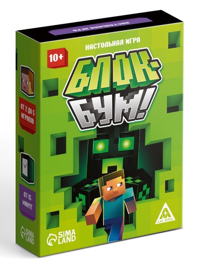 Настольная игра «Блок-бум», 79 карт, 10+