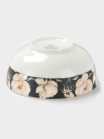 Салатник WY Pink O'hara, фарфор, 600 мл, d=14 см, чёрный