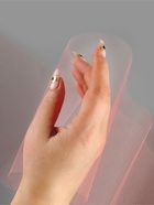 Фатин, 15 см, 23±1 м, 11±1 г/м², тёмно-розовый - Фото 4