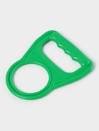 Ручка для переноса бутылей, 14×11.5×0.5 см, зелёная - Фото 3