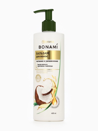 Бальзам для волос женский «Питание и восстановление», 400 мл, BONAMI