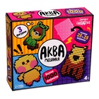 Аквамозаика «Зверята», более 1000 шариков, 3 фигурки - Фото 1