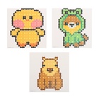 Аквамозаика «Зверята», более 1000 шариков, 3 фигурки - Фото 3