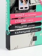 УЦЕНКА Алмазная мозаика по фото, на раме 40×50, полное заполнение, Gray - Фото 7
